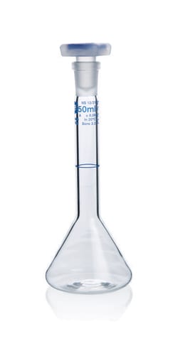 BRAND™ Class A Borosilicate Volumetric Flask with Polypropylene Stopper
